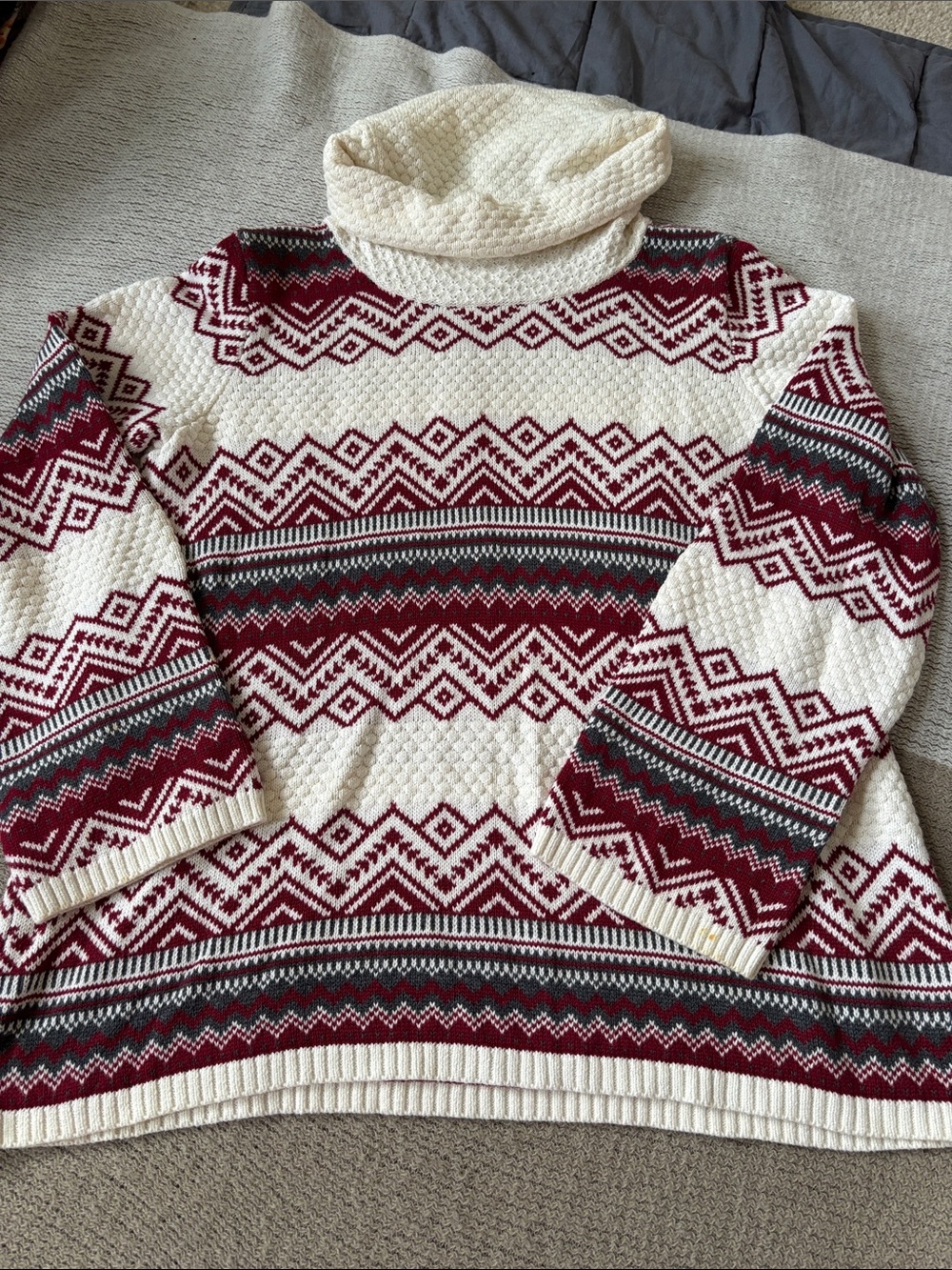 Festive Coldwater Creek Turtleneck Sweater - Women's